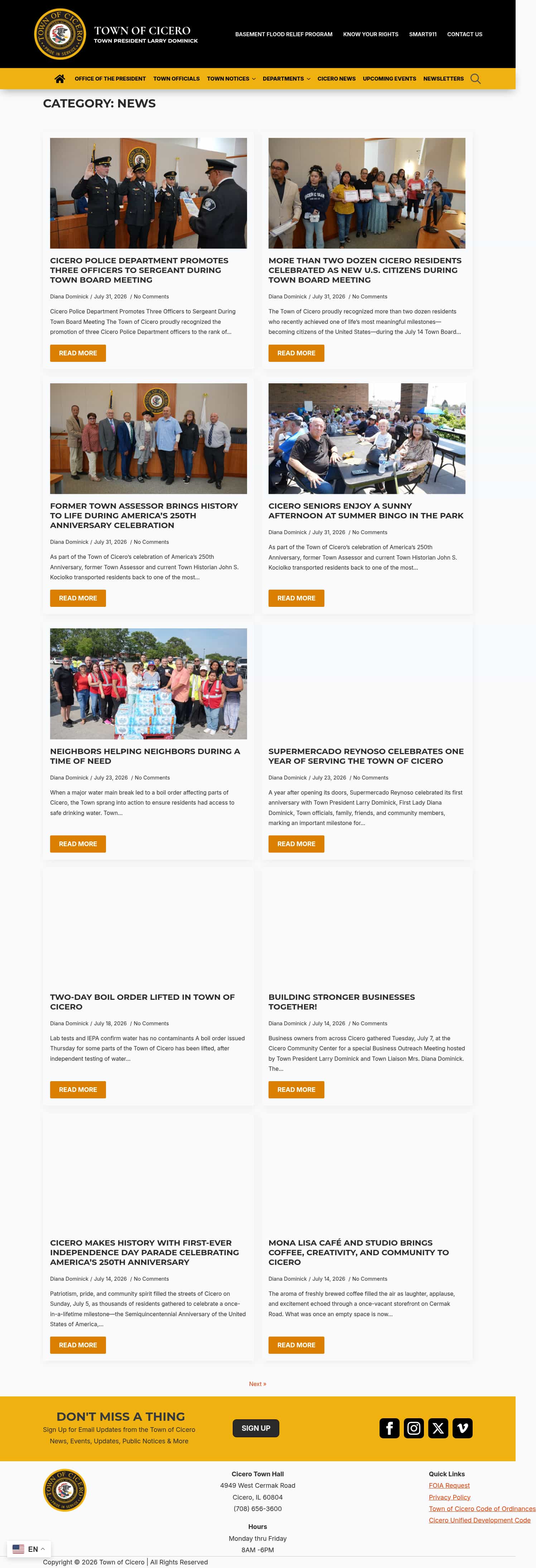 Latest website image capture
