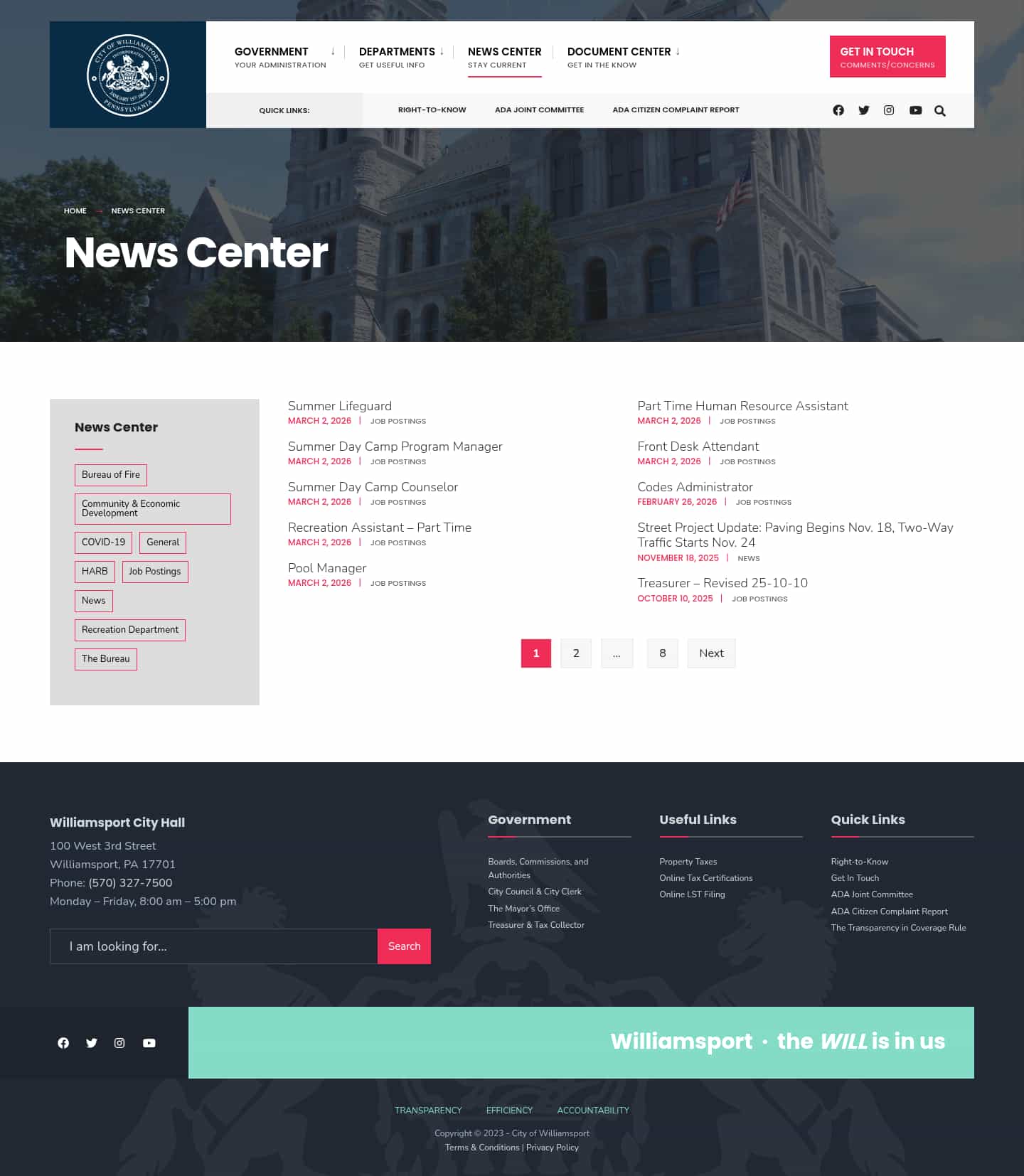 Latest website image capture