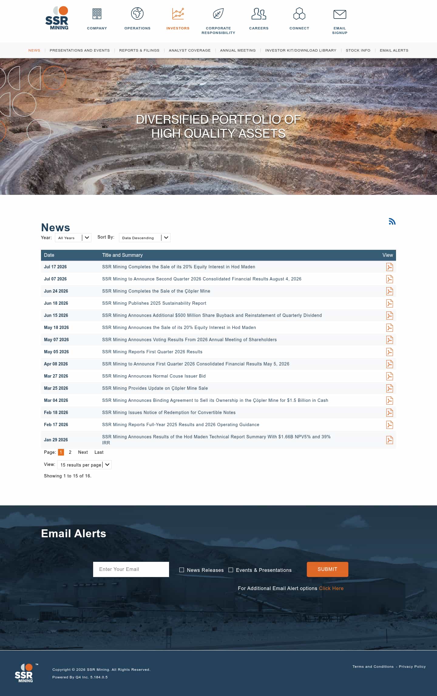 Latest website image capture