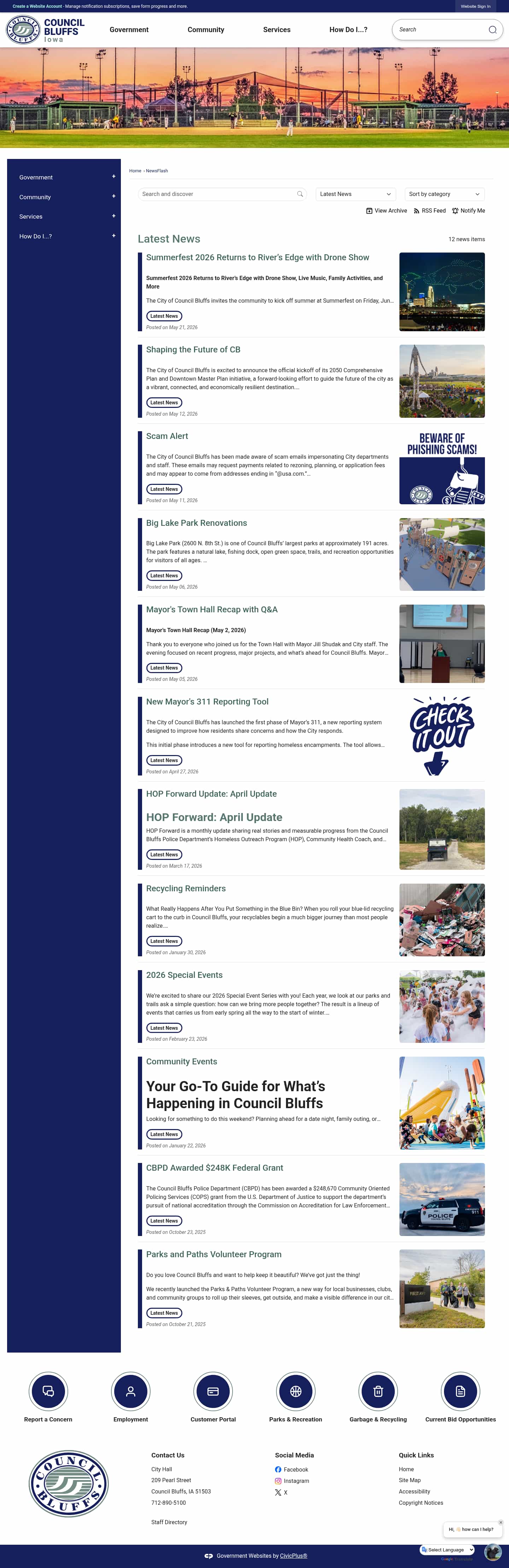 Latest website image capture