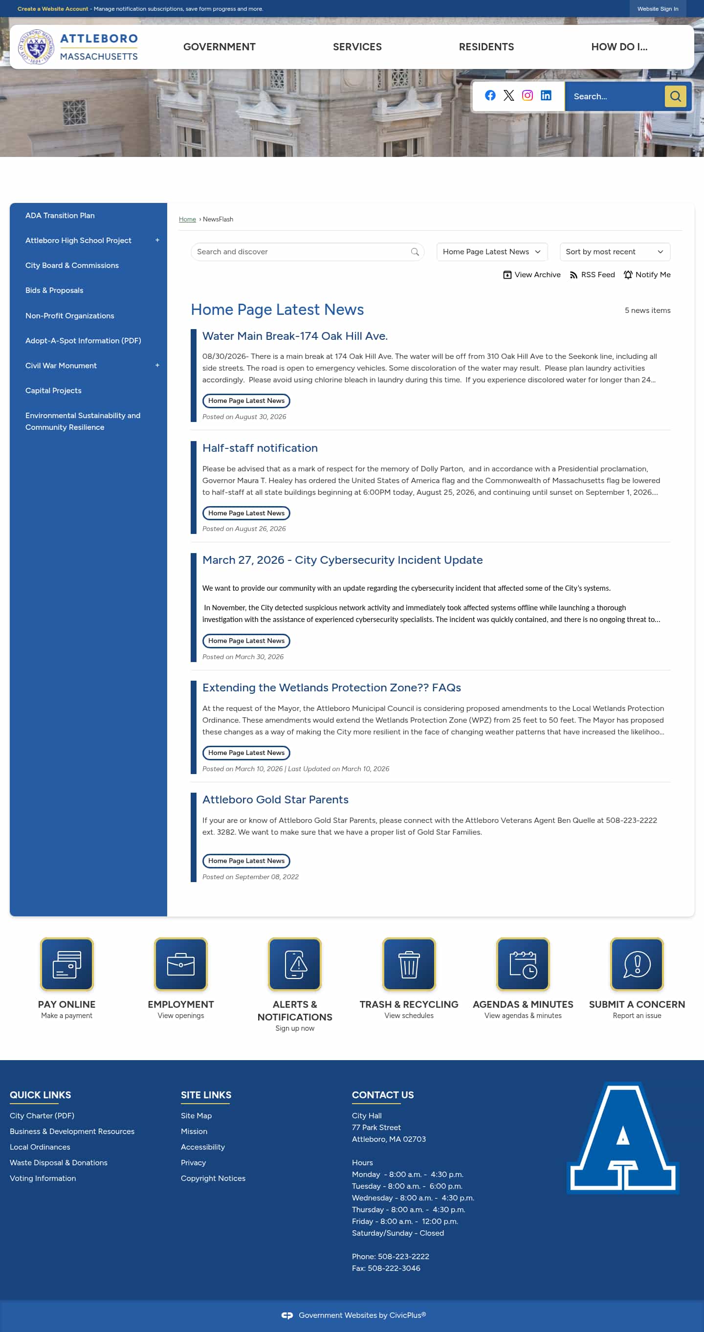 Latest website image capture