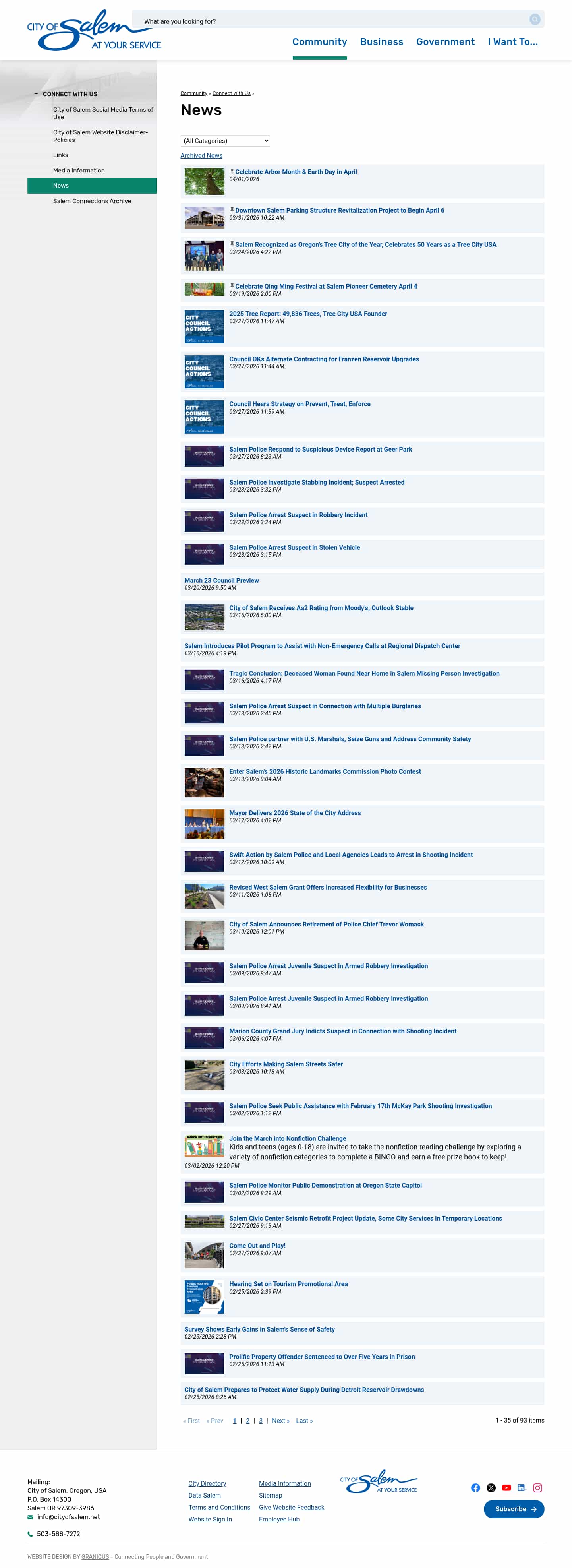 Latest website image capture